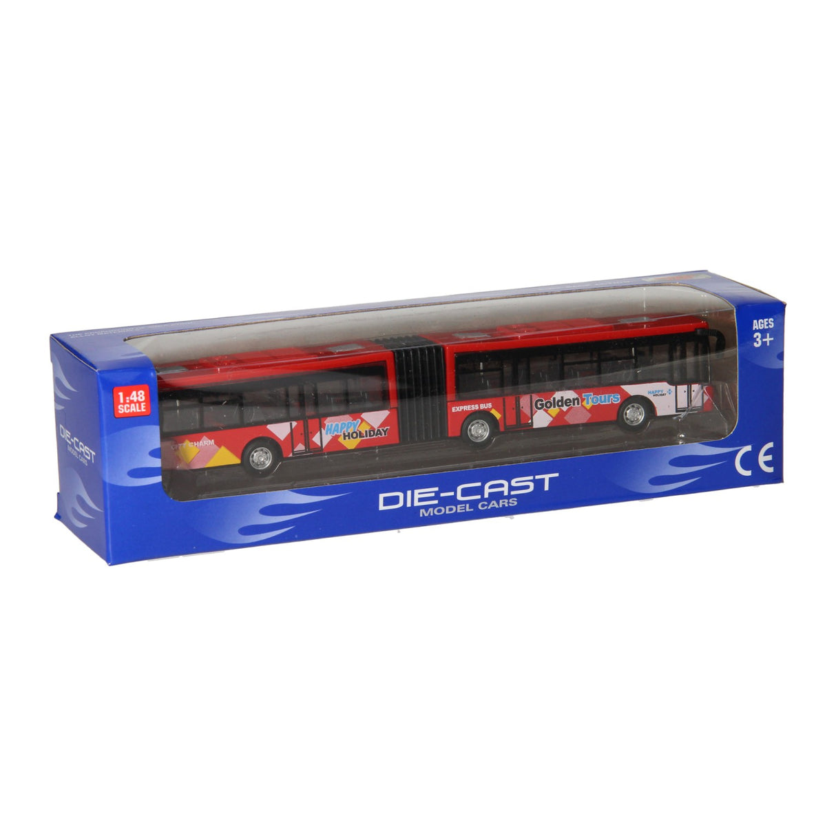 Die-cast metalen trolleybus