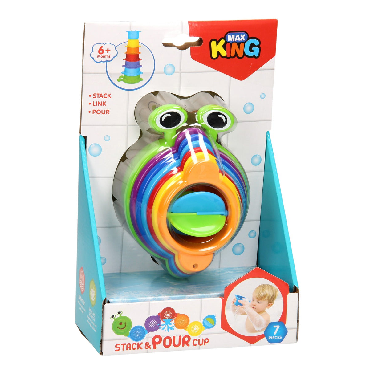 Stapelbekers Rups Deluxe 7dlg.