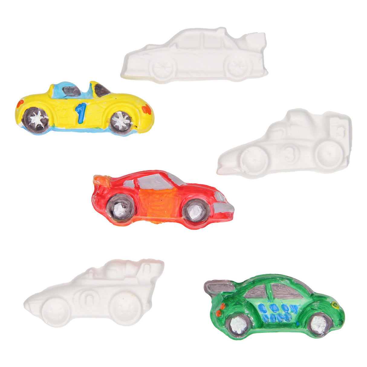 Gips gieten magneten - auto's