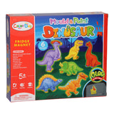 Gips gieten glow in the dark magneten - dino's