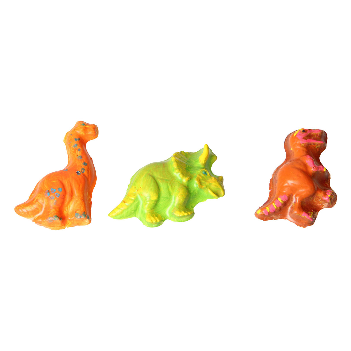 Gips gieten glow in the dark magneten - dino's