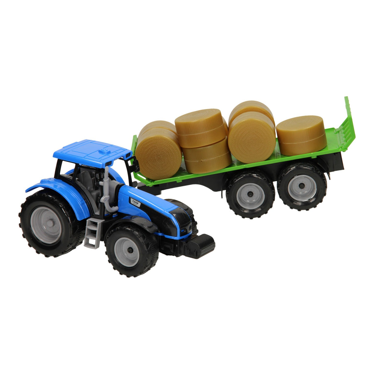 Tractor met balenwagen 1:32
