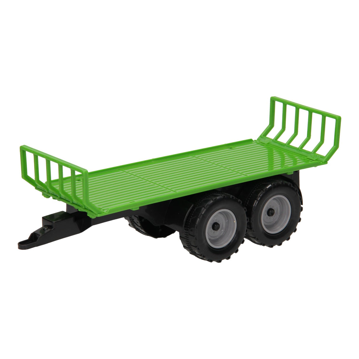 Tractor met platte kar 1:32