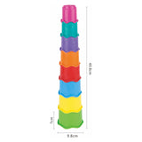 Stapeltoren kleur, 8dlg.