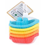 Badbootjes kleur, 5dlg.