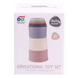 Stapeltoren pastel, 8dlg.