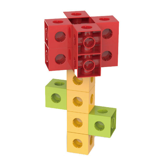 Bouwblokjes set in opbergtas, 100dlg.