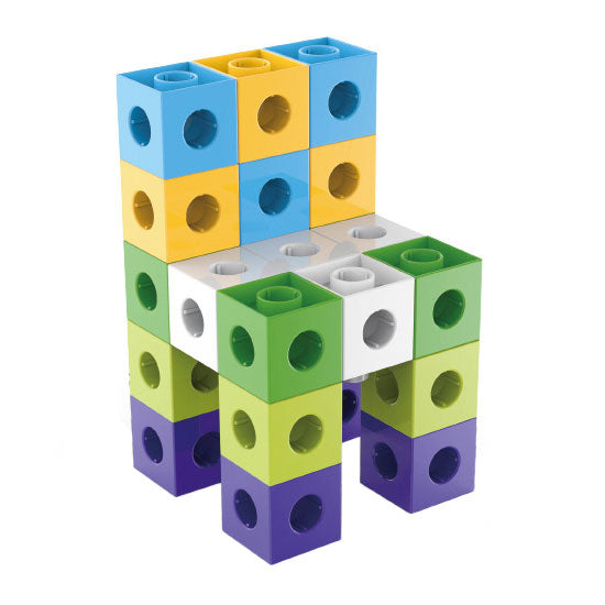 Bouwblokjes set in opbergtas, 100dlg.