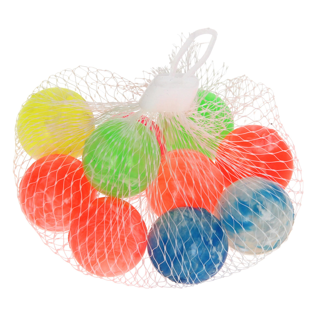 Gekleurde stuiterballen, 10st.