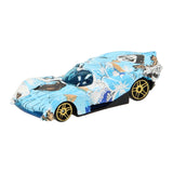 Metalen auto met print