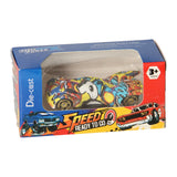 Metalen auto met print