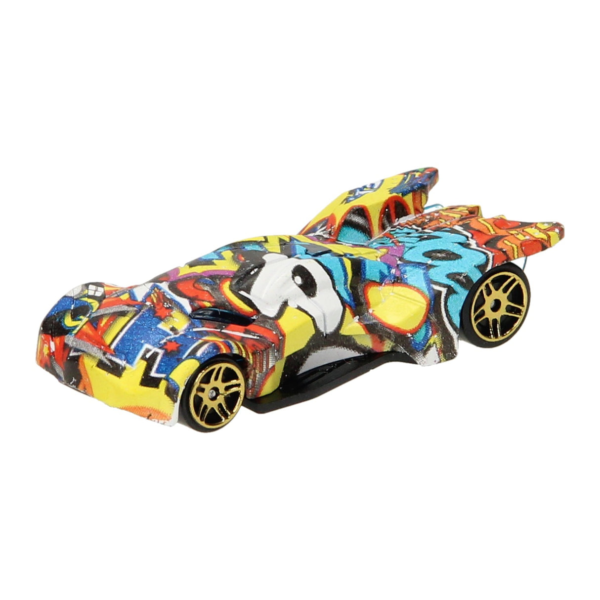 Metalen auto met print