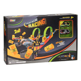 Duel lanceerset loopings racebaan