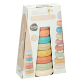 Baby stapeltoren pastel