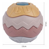 Baby puzzelbal pastel
