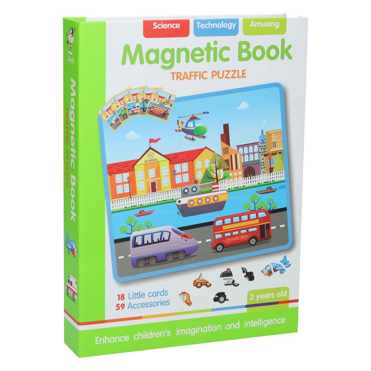 Magnetische koffer stad
