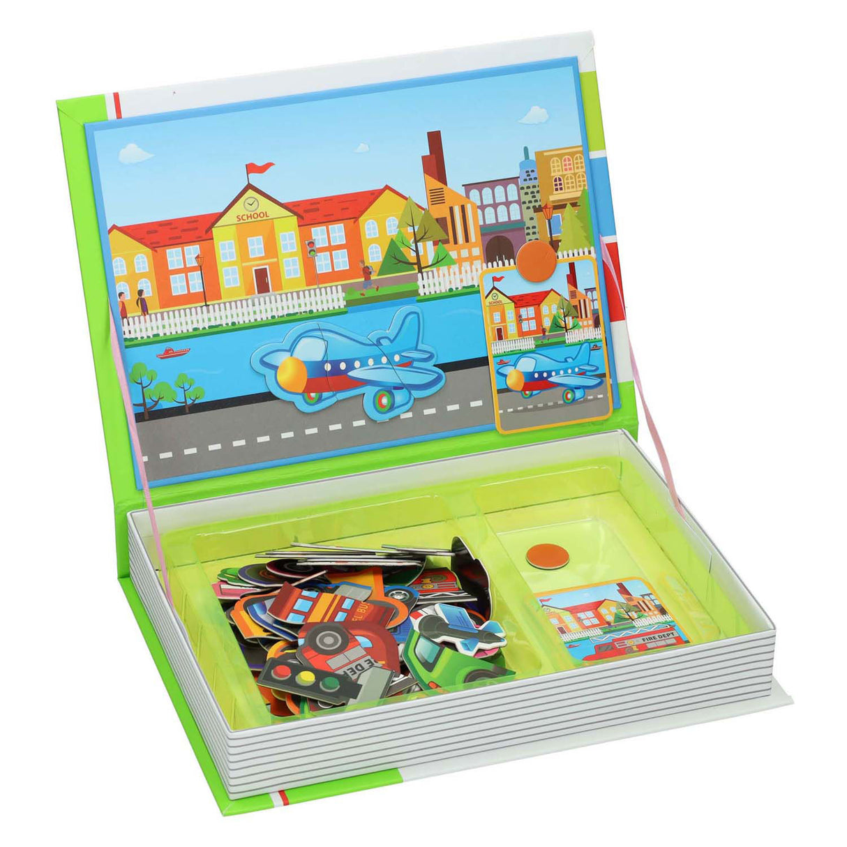 Magnetische koffer stad