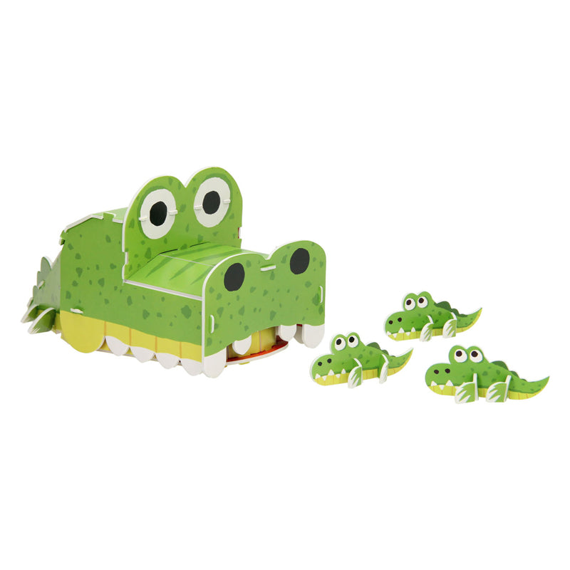 Bouwpakket 3d krokodil
