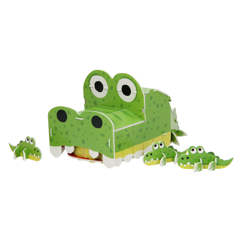 Bouwpakket 3d krokodil