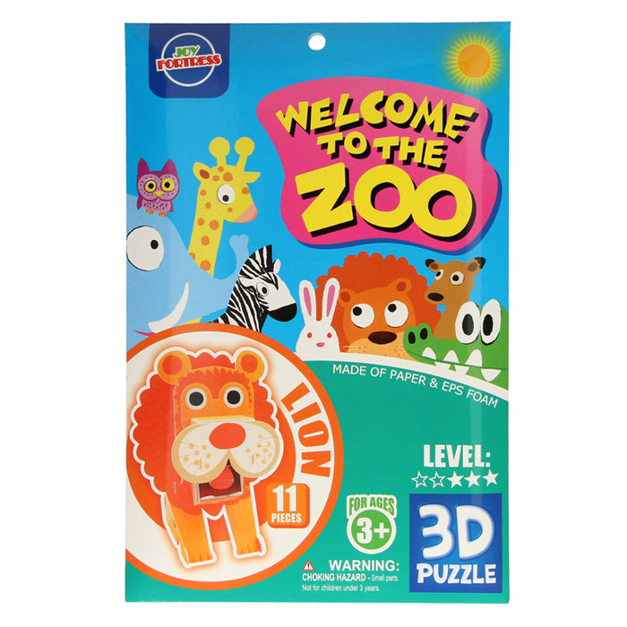 Bouwpakket 3d leeuw