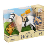 Paard met kammetje en beker