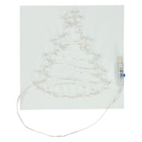 String art kerstboom met led lampjes
