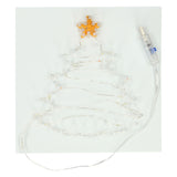 String art kerstboom met led lampjes