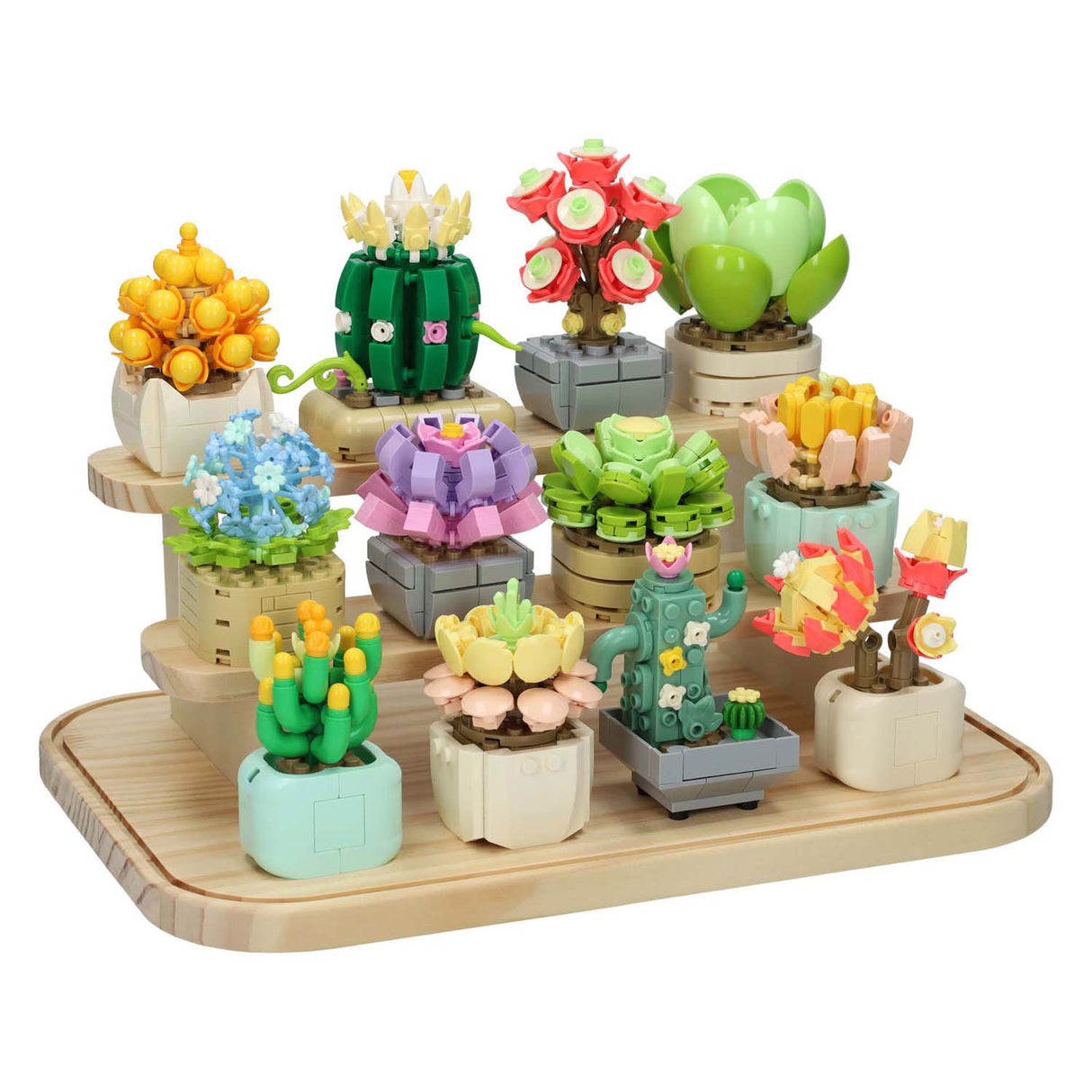 Bouwset bloemen etalage