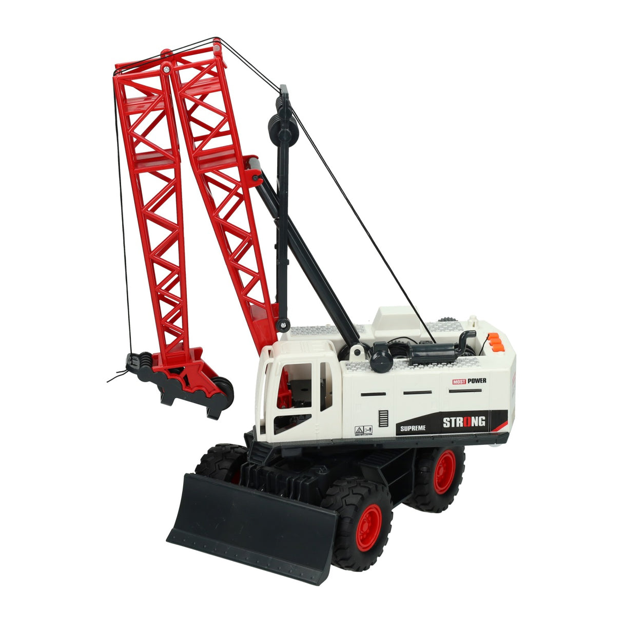 Constructie kraanwagen met licht geluid