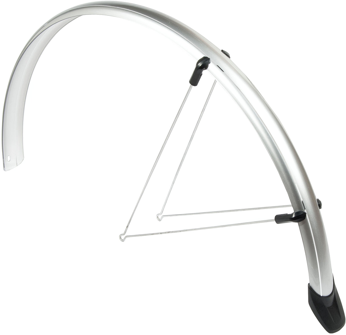 spatbordenset Rapido 28 inch 46 mm kunststof zilver