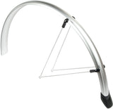 spatbordenset Rapido 28 inch 46 mm kunststof zilver