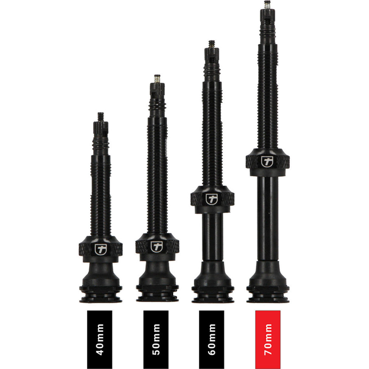Trivio - tubeless ventiel zwart fvt