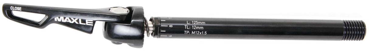 Rockshox snelspan-as maxle ultimate qr axle rs maxle ult. 12 x 100mm 125mm