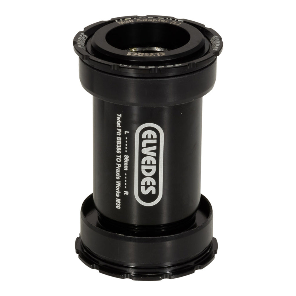 Twist fit trapas Elvedes voor BB386 Praxis race MTB 46 x 86 mm