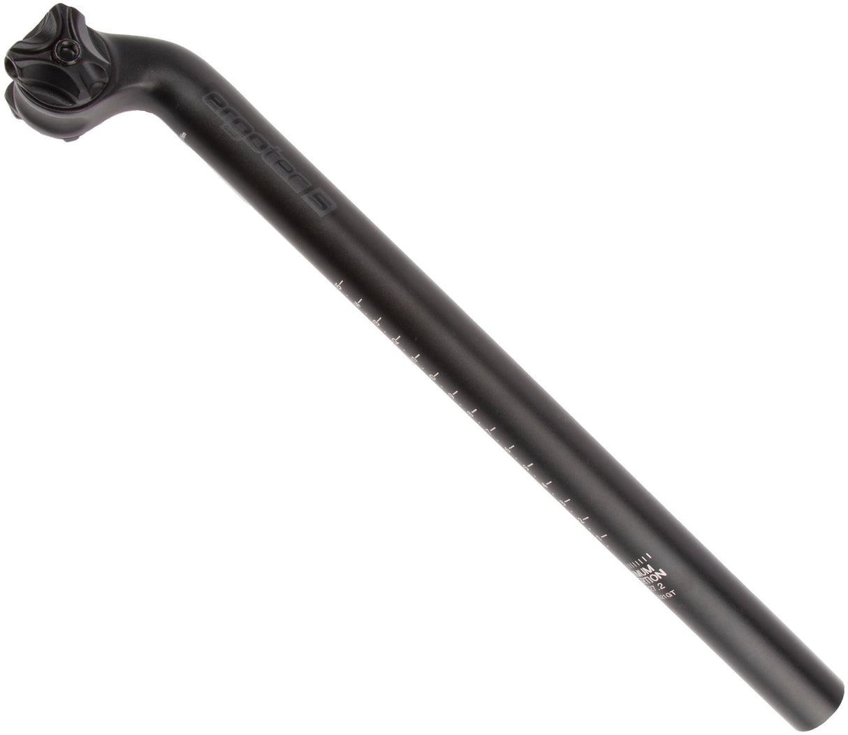 Ergotec zadelpen viper 30° 31,6 x 400 zwart mat