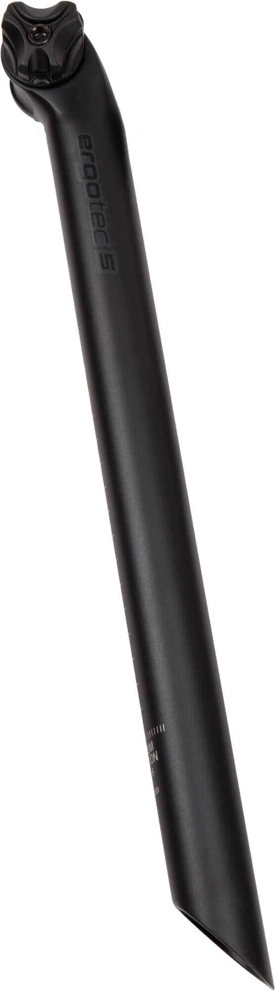Ergotec zadelpen viper 10° 31.6 x 400 zwart mat