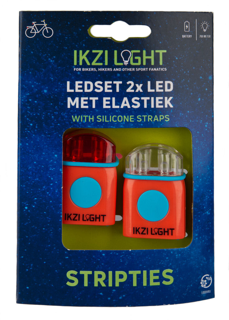 Verlichtingset Ikzi stripties rood
