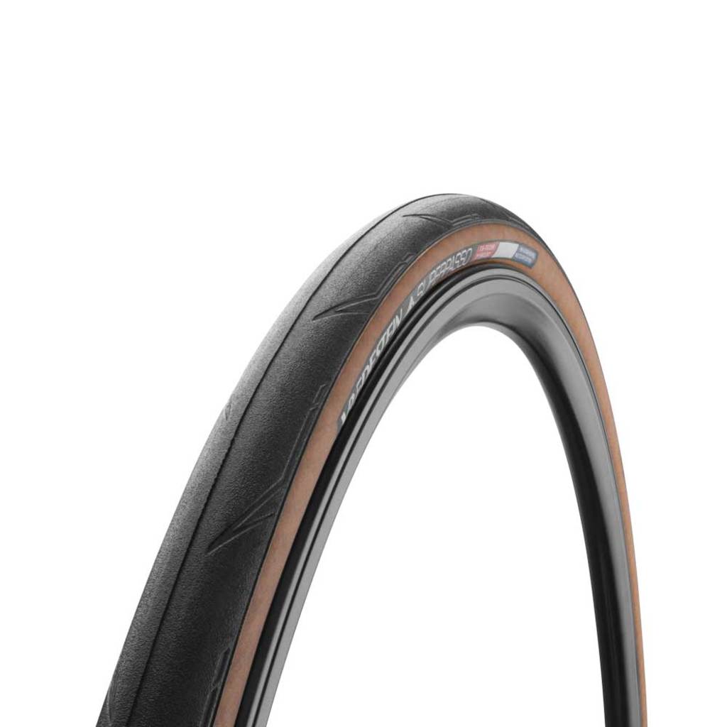 Vredestein - superpasso tubeless ready 700x32c zwart transparant