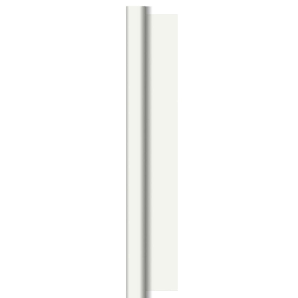 Duni damast tafelkleed 118x800 cm wit