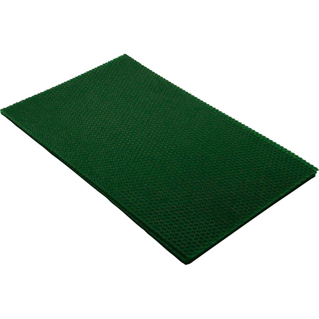Bijenwas vellen, afm 20x33 cm, dikte 2 mm, groen, 1 stuk