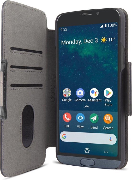 Doro 8050 wallet case black