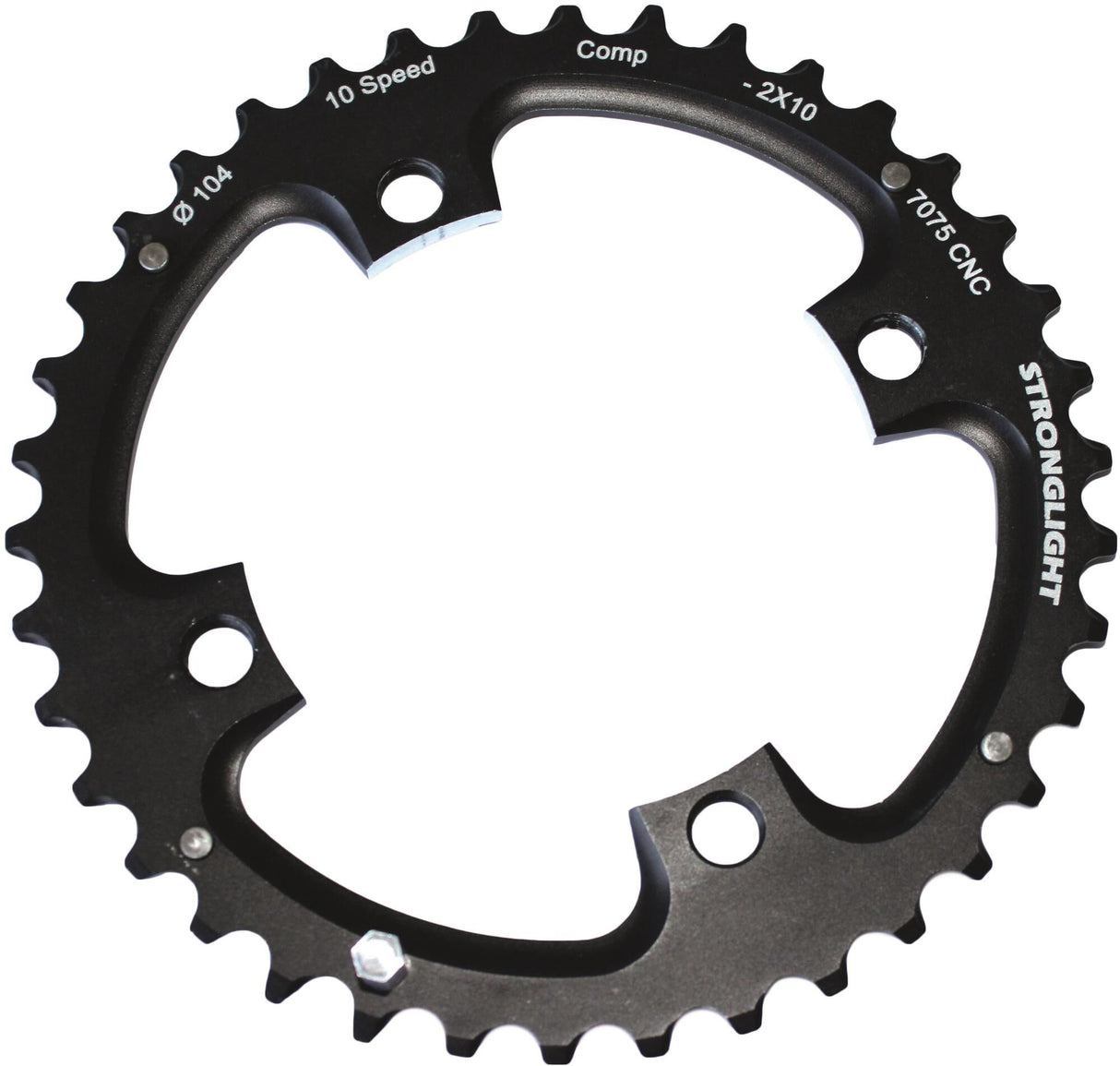 Stronglight kettingblad mtb chain ring strongl. mtb 42t alu black