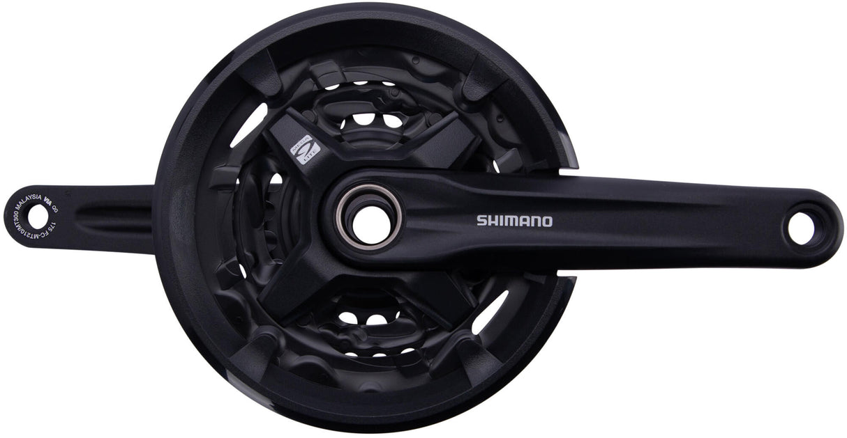 Shimano Crankstel 3 x 9 speed FC-MT210-3 met 175mm crankarm 40-30-22T zwart