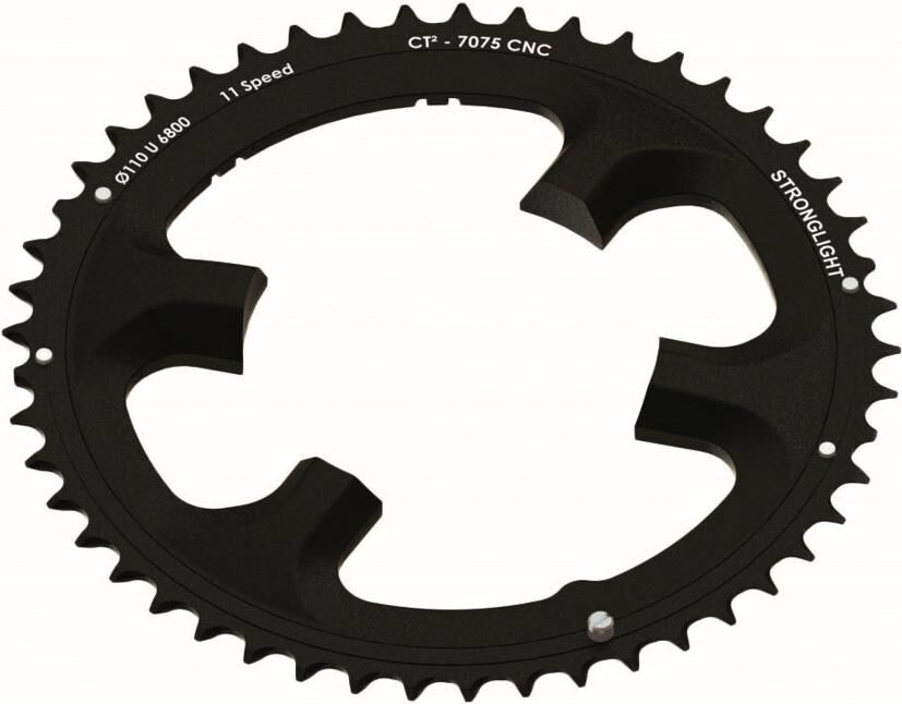 Stronglight kettingblad "ct2" chain ring stronglight c t2 52t cer.-teflon coat.