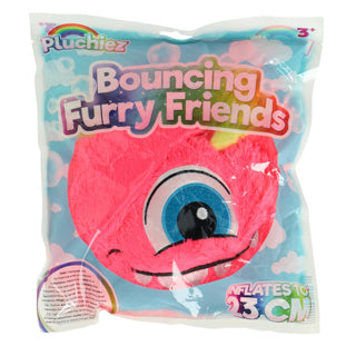 Pluchiez bouncing furry monsters 23 cm assorti