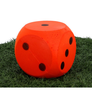 Basic dobbelsteen soft rood 16 cm