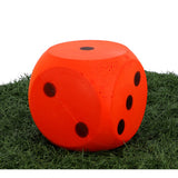 Basic dobbelsteen soft rood 16 cm