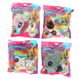 Pluchiez bal bouncing furry friend 30cm animals assorti