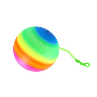 Regenboog Bal aan Koord, 21cm