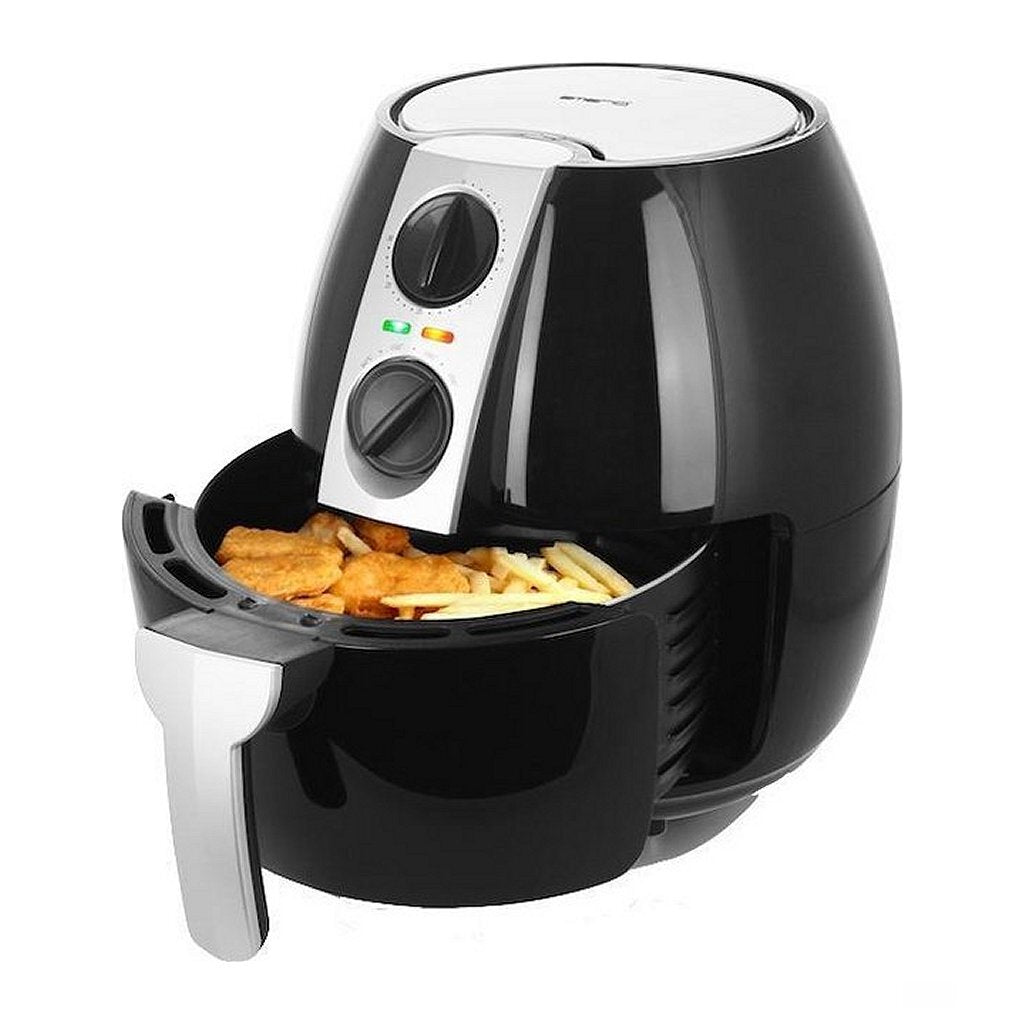 Emerio af-116073 smart fryer 4.5l 1500w zwart zilver